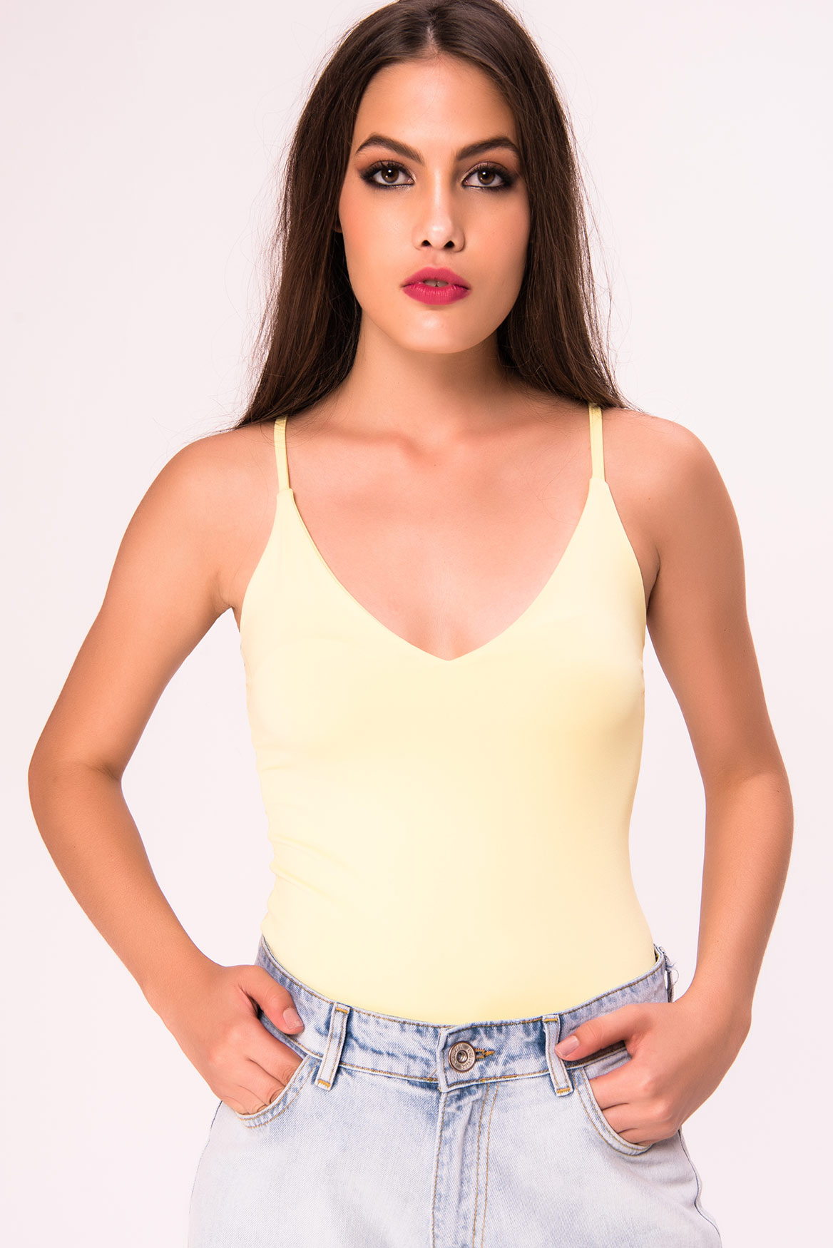 deep v neck camisole