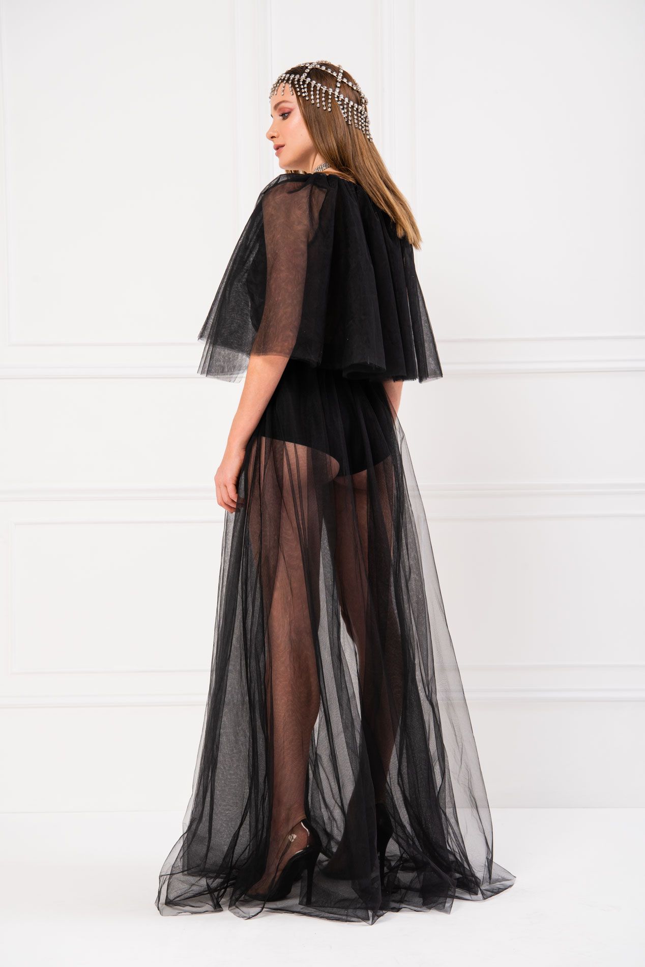 kikiriki sheer maxi dress