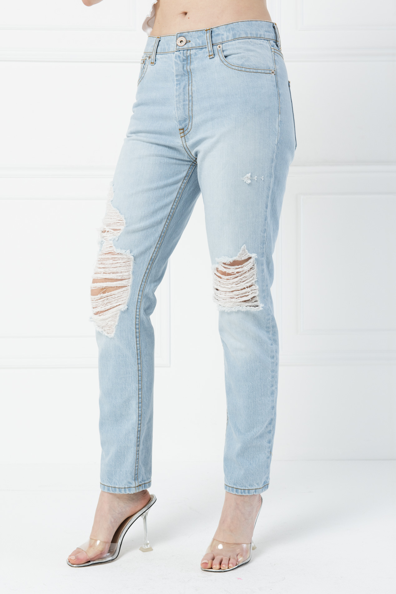 ice blue jeans